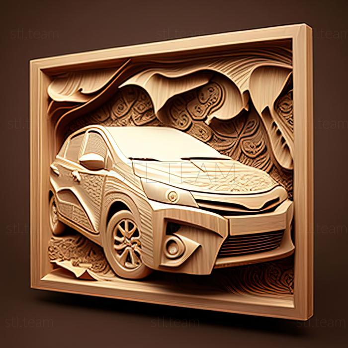 3D model Toyota Wish (STL)